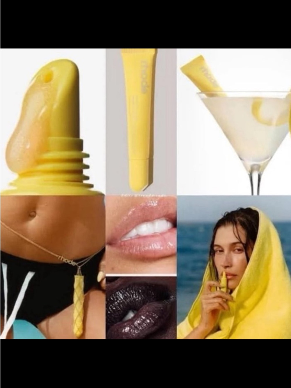 Rhode Glazed Peptide Lip Tint “Lemontini” Hailey Bieber Limited Edition SOLD OUT